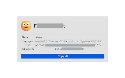 Cookie Getter for LinkedIn  from Chrome web store to be run with OffiDocs Chromium online
