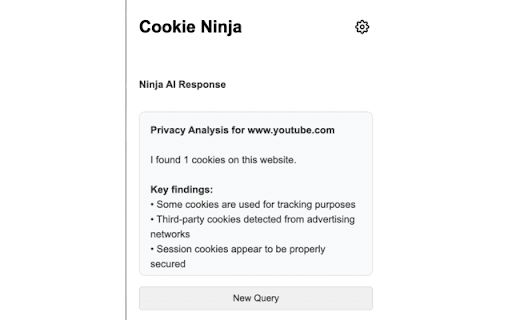 Cookie Ninja  from Chrome web store to be run with OffiDocs Chromium online