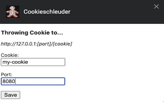 Cookieschleuder  from Chrome web store to be run with OffiDocs Chromium online