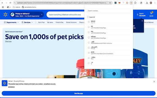 Cookie Transfer Extension  from Chrome web store to be run with OffiDocs Chromium online