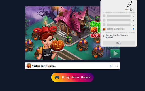 Cooking Fast Halloween Game Serve Spooky Treats in a Haunted Kitchen!  from Chrome web store to be run with OffiDocs Chromium online