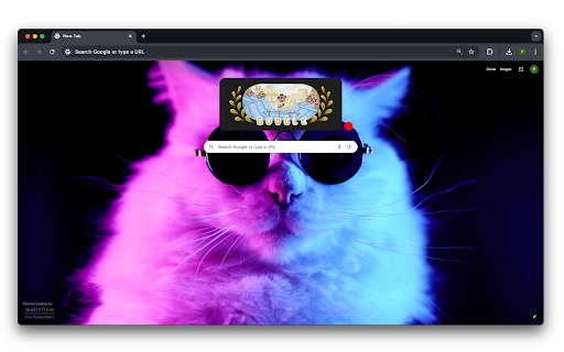 Cool Cat  from Chrome web store to be run with OffiDocs Chromium online