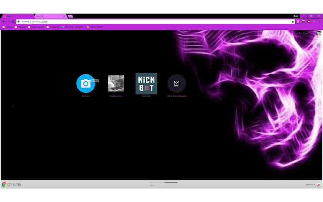 Cool Purple Skull  from Chrome web store to be run with OffiDocs Chromium online