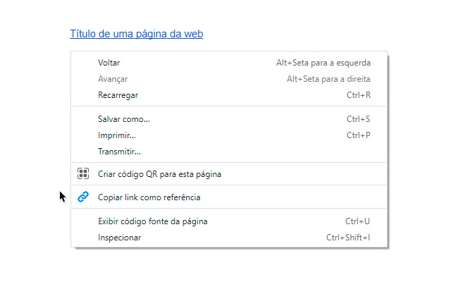 Copiar link como referência  from Chrome web store to be run with OffiDocs Chromium online