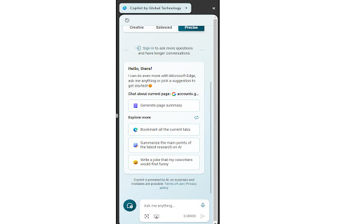 Copilot by Global Technology from Chrome web store to be run with OffiDocs Chromium online Copilot by Global Technology from Chrome web store to be run with OffiDocs Chromium online