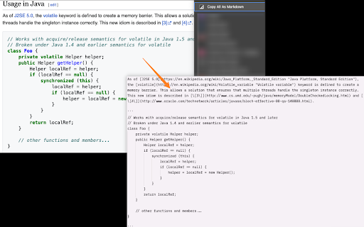 Copy All As Markdown  from Chrome web store to be run with OffiDocs Chromium online