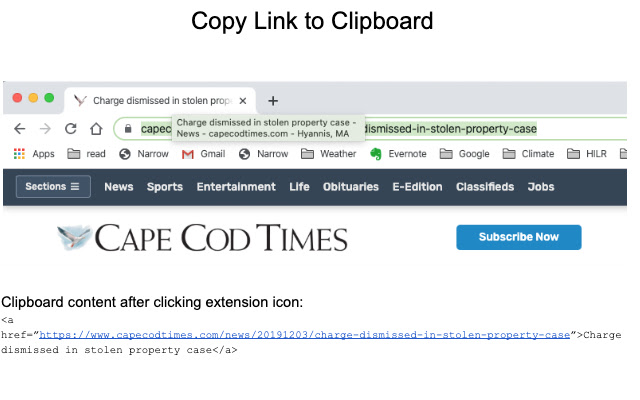 Copy As Hyperlink  from Chrome web store to be run with OffiDocs Chromium online