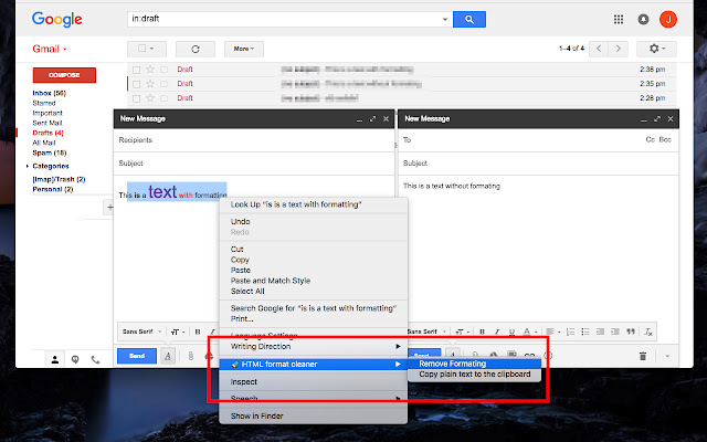 Copy as Plain Text Format Cleaner  from Chrome web store to be run with OffiDocs Chromium online