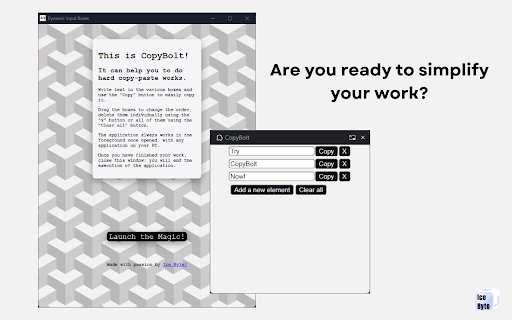 CopyBolt  from Chrome web store to be run with OffiDocs Chromium online