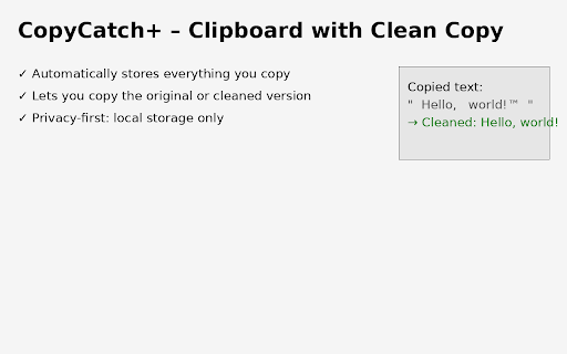 CopyCatch+  from Chrome web store to be run with OffiDocs Chromium online