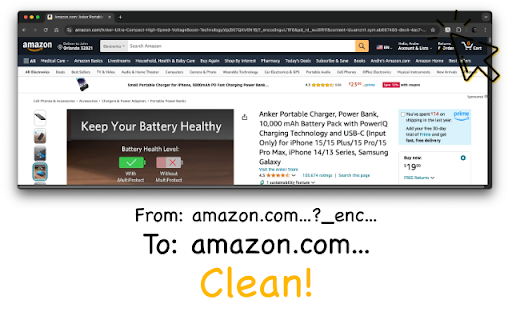 Copy Clean URL  from Chrome web store to be run with OffiDocs Chromium online