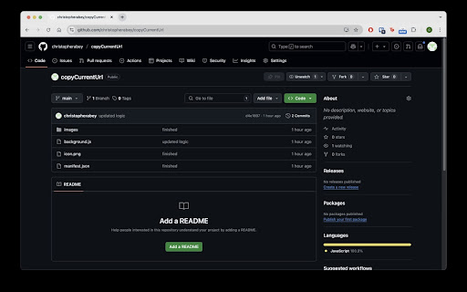 Copy Current URL  from Chrome web store to be run with OffiDocs Chromium online