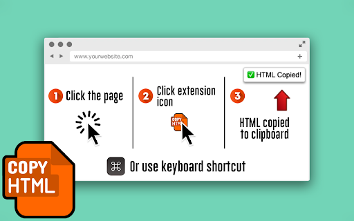 Copy HTML  from Chrome web store to be run with OffiDocs Chromium online