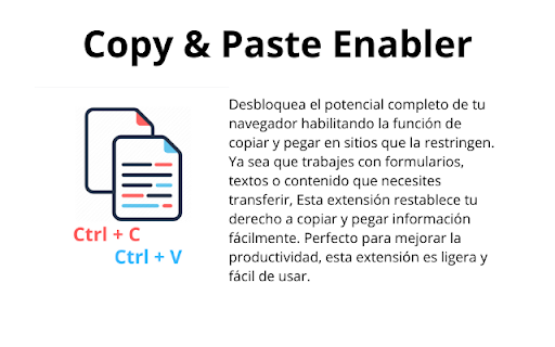 Copy  Paste Enabler  from Chrome web store to be run with OffiDocs Chromium online