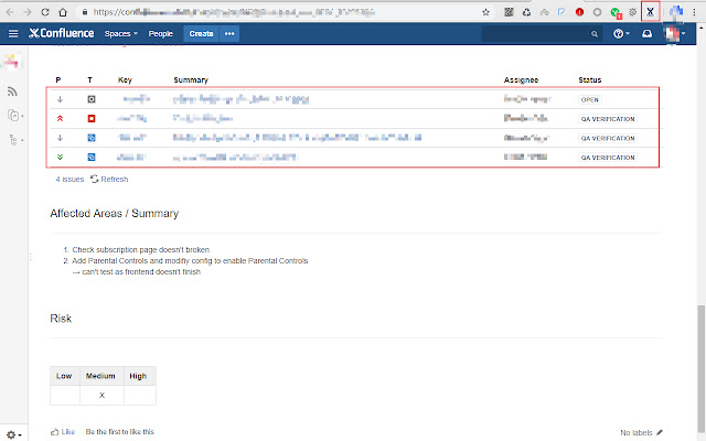 Copy URL And Title  from Chrome web store to be run with OffiDocs Chromium online