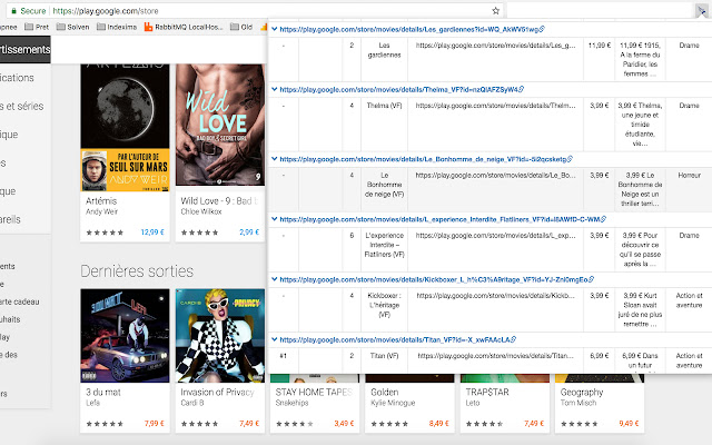 Cormoran.io  from Chrome web store to be run with OffiDocs Chromium online