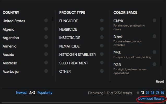 Corteva Brand Center Extractor ze sklepu internetowego Chrome do uruchomienia z OffiDocs Chromium online