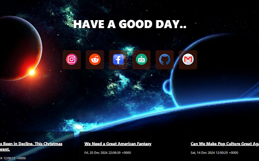 Cosmic Horizon  from Chrome web store to be run with OffiDocs Chromium online