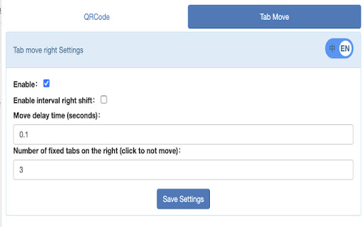 CountDown  ArrayTool  QRCode  Image  Move Tab To Right Extension  from Chrome web store to be run with OffiDocs Chromium online