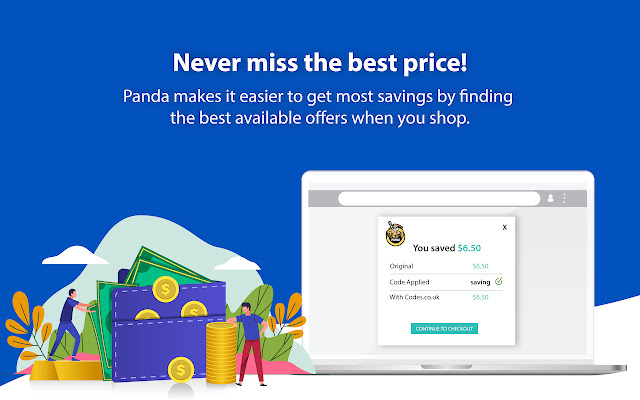 Coupon Panda  from Chrome web store to be run with OffiDocs Chromium online