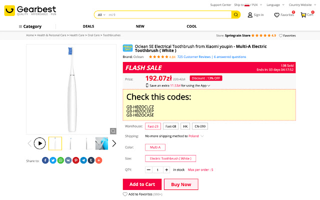 Coupons for Chinese Shops  from Chrome web store to be run with OffiDocs Chromium online