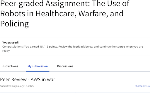 Coursera Shareable Link  from Chrome web store to be run with OffiDocs Chromium online