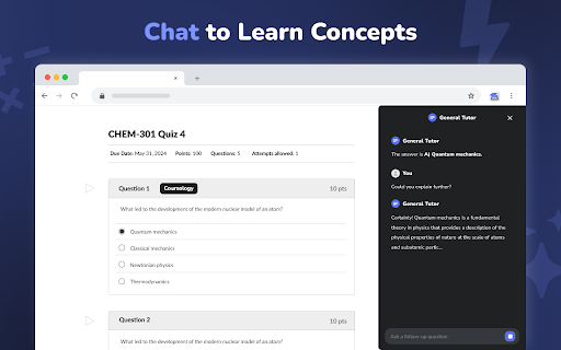 Coursology  from Chrome web store to be run with OffiDocs Chromium online