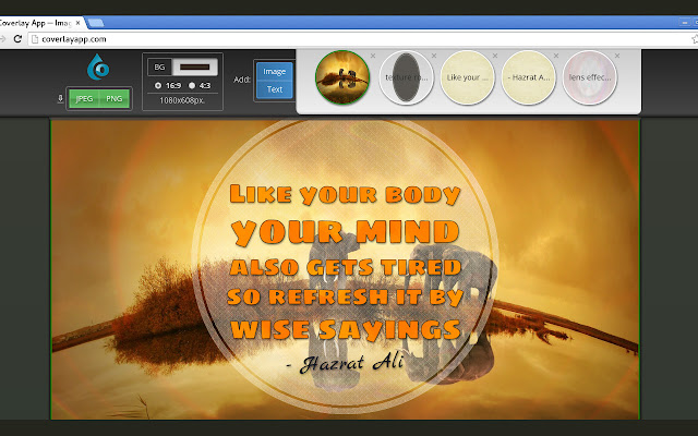 Coverlay  from Chrome web store to be run with OffiDocs Chromium online