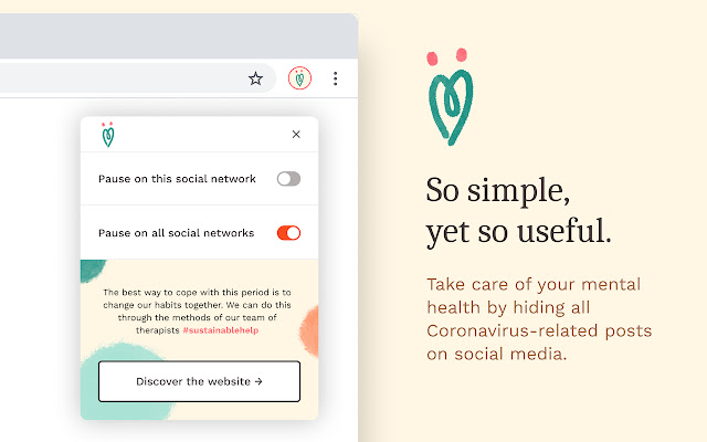 Covid 19 Blocker  from Chrome web store to be run with OffiDocs Chromium online