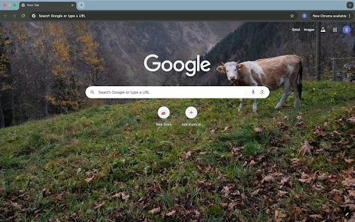 cow and mountain  from Chrome web store to be run with OffiDocs Chromium online