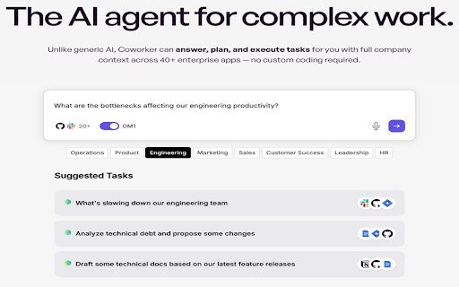 Coworker.ai  from Chrome web store to be run with OffiDocs Chromium online