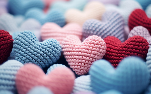 Cozy Hearts  from Chrome web store to be run with OffiDocs Chromium online
