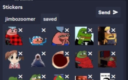 Cozy.tv Sticker Saver  from Chrome web store to be run with OffiDocs Chromium online