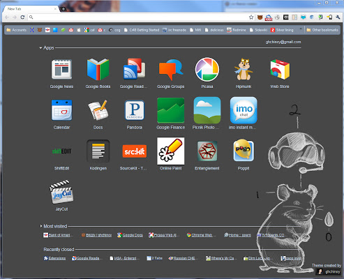 Cr48 Rocket Hamster (dark)  from Chrome web store to be run with OffiDocs Chromium online