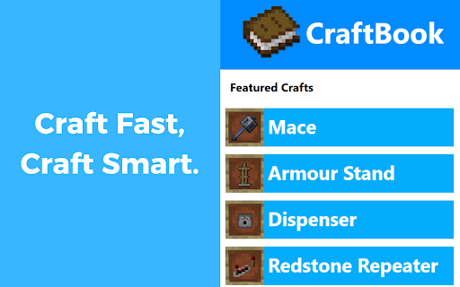 CraftBook  from Chrome web store to be run with OffiDocs Chromium online