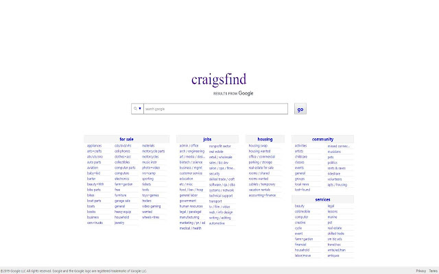 craigsfind  from Chrome web store to be run with OffiDocs Chromium online