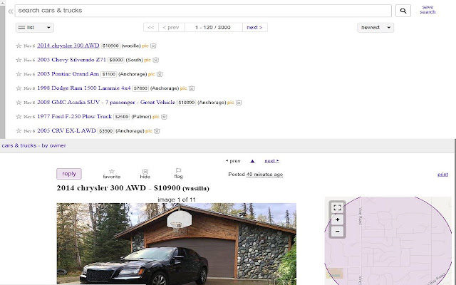 Craigslist Previewer  from Chrome web store to be run with OffiDocs Chromium online
