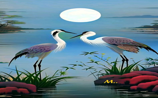 crane wallpaper  from Chrome web store to be run with OffiDocs Chromium online