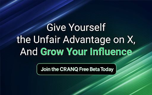 CRANQ The Best AI Replies for X.com / Twitter  from Chrome web store to be run with OffiDocs Chromium online