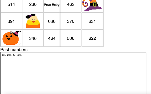 Crazy Bingo  from Chrome web store to be run with OffiDocs Chromium online