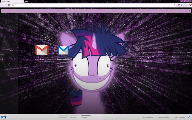 Crazy Twilight Sparkle Theme  from Chrome web store to be run with OffiDocs Chromium online