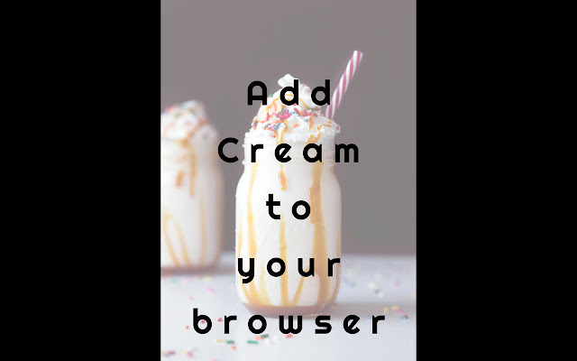 Cream  from Chrome web store to be run with OffiDocs Chromium online