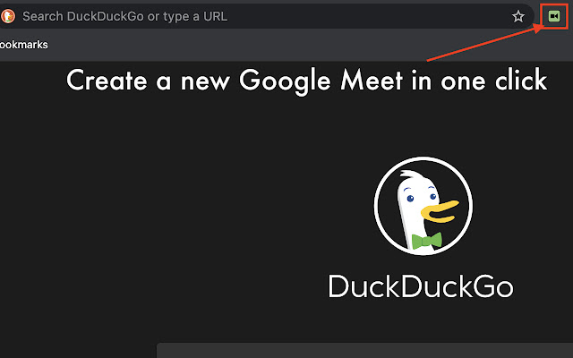 Create a Google Meet™  from Chrome web store to be run with OffiDocs Chromium online