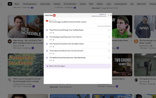 Creator Hooks  from Chrome web store to be run with OffiDocs Chromium online