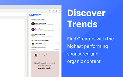 Creator Match: Grow  Monetize on LinkedIn  from Chrome web store to be run with OffiDocs Chromium online