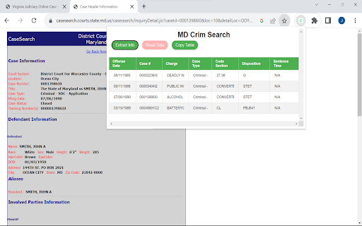 Crim Search  from Chrome web store to be run with OffiDocs Chromium online