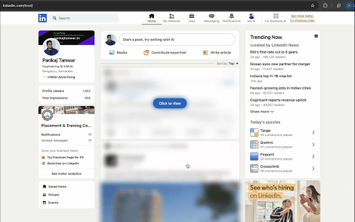 Cringe Guard: filter out cringe content on your LinkedIn feed using AI  from Chrome web store to be run with OffiDocs Chromium online