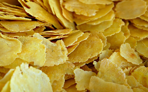 Crispy thin potato slices  from Chrome web store to be run with OffiDocs Chromium online
