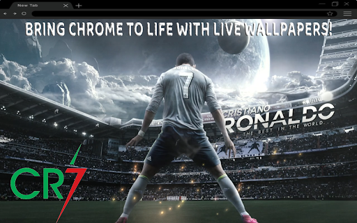 Cristiano Ronaldo SiuuuLive Wallpaper  from Chrome web store to be run with OffiDocs Chromium online