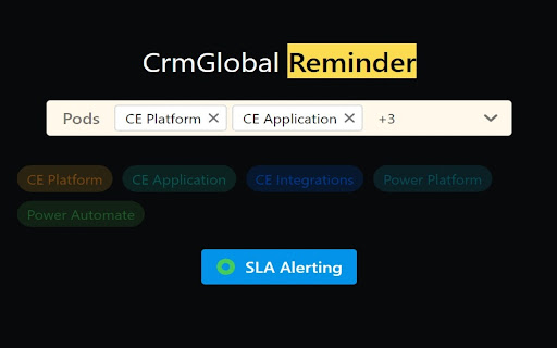 CrmGlobalReminder  from Chrome web store to be run with OffiDocs Chromium online